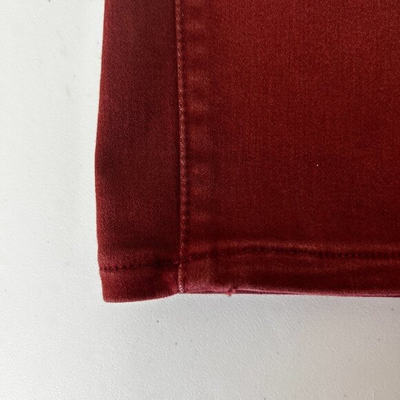 NYDJ Legging Jeans Womens Size 4 Rust Red Lift Tuck Technology Pockets Jeggings - Picture 15 of 16